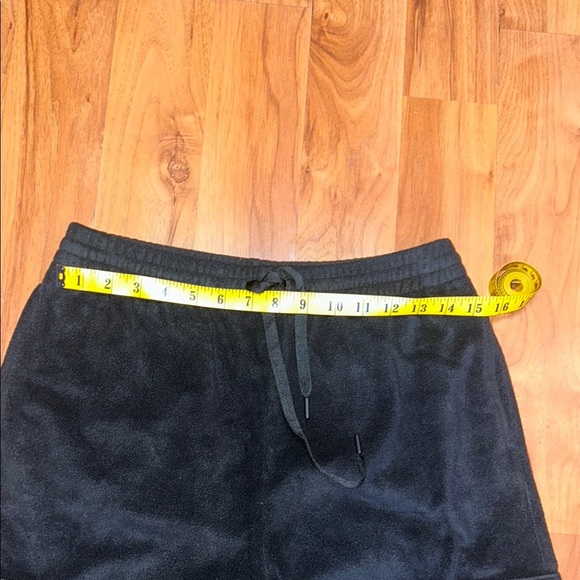 NWOT PINK Victoria's Secret Black Wide Leg Velour Jumpsuit - Picture 2 of 9